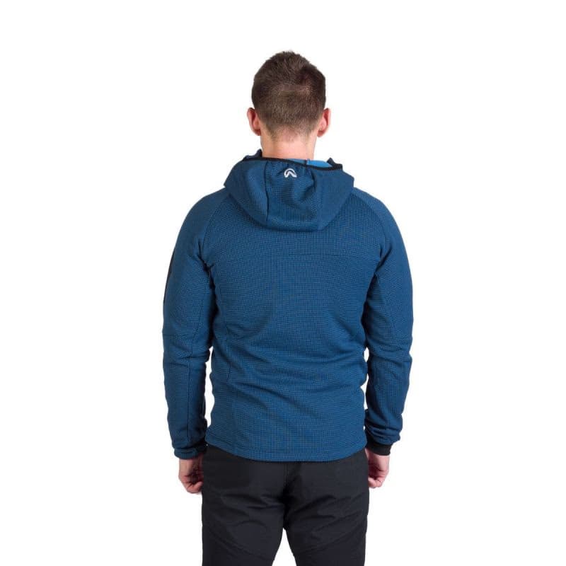 Pánska turistická mikina so zipsom NORTHFINDER GIOELE-282blueblack 5