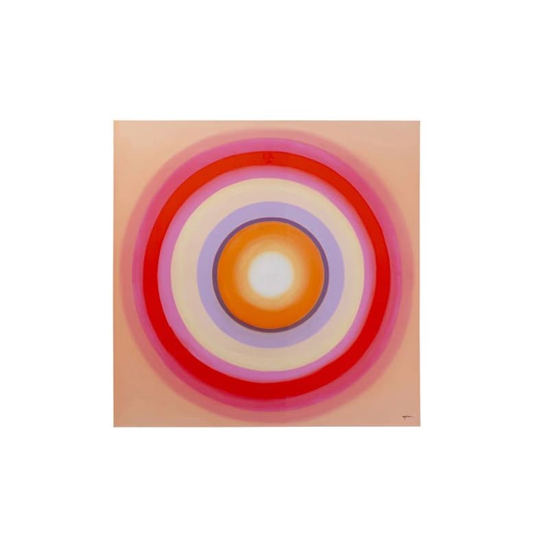 Tendency Circle obraz ružový 120x120 cm 1