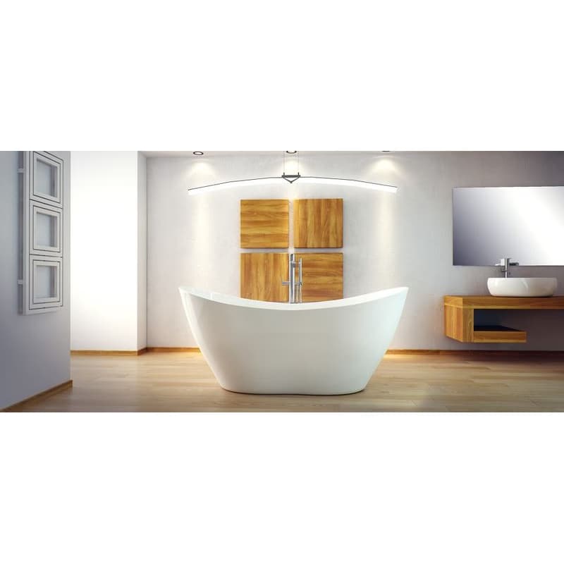 BESCO - Voľne stojaca vaňa VIYA biela - Rozmer vane - 170 × 72 cm VANAND17W 3