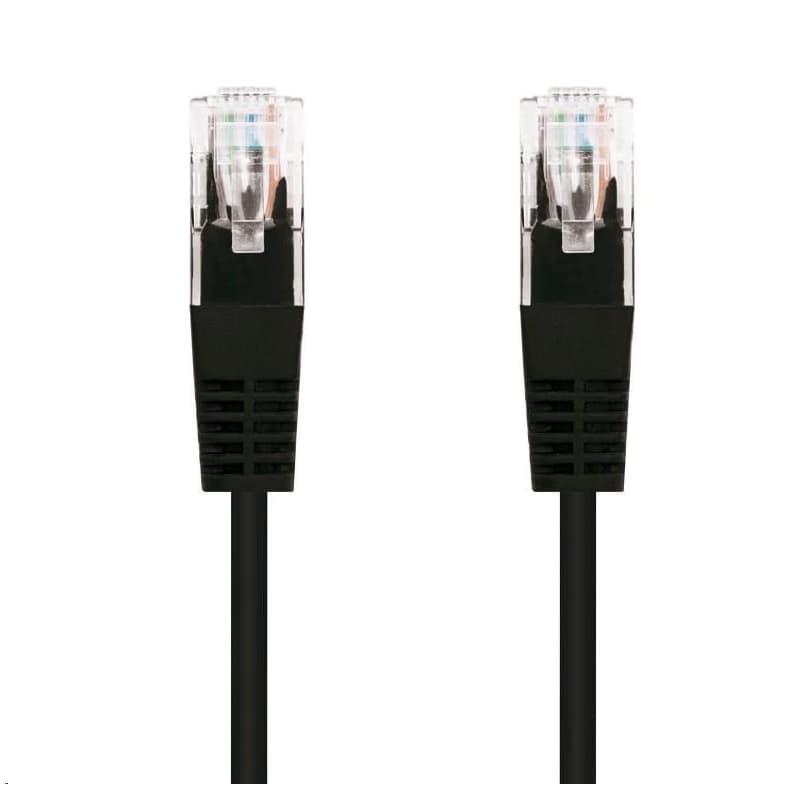 C-TECH kábel patchcord Cat5e, UTP, čierny, 1m 1