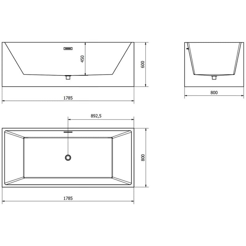 Mexen Vigo 178,5 x 80 cm 51251788075-20 6