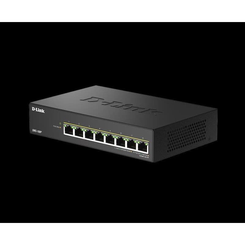 D-Link DMS-108P/E 8-Port 2.5G Multi-Gigabit Unmanaged PoE Switch 3