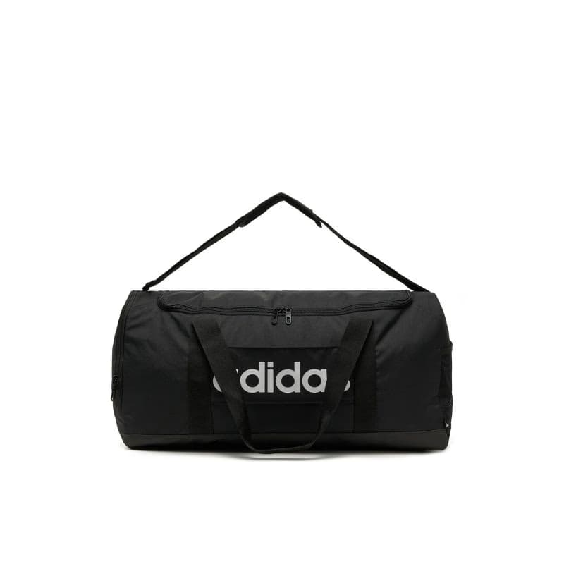 Cestovná taška ADIDAS LINEAR DUFFEL M BLACK BLACK WHITE 2
