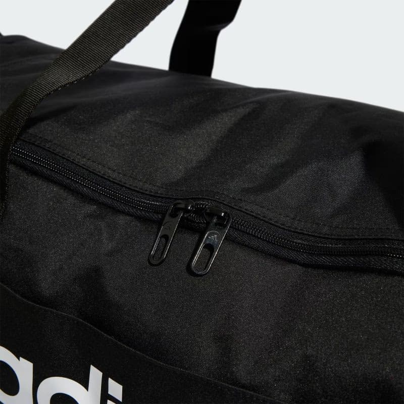Cestovná taška ADIDAS LINEAR DUFFEL M BLACK BLACK WHITE 5