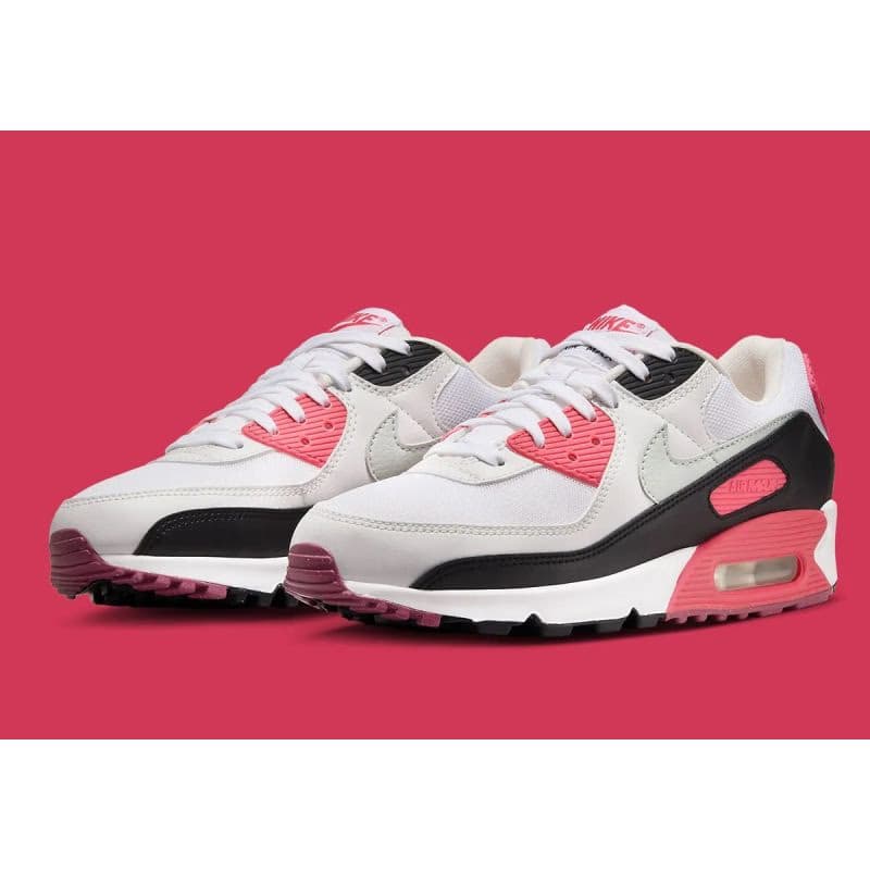 Dámska vychádzková obuv NIKE Air Max 90 white light silver aster pink black 5
