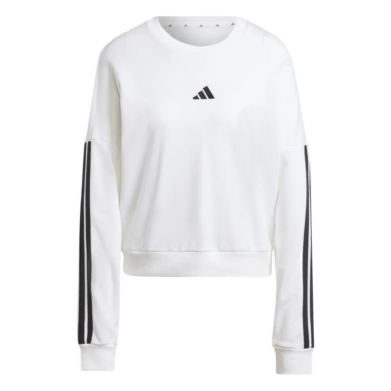 Dámska mikina ADIDAS W 3S FT SWT WHITE BLACK 5