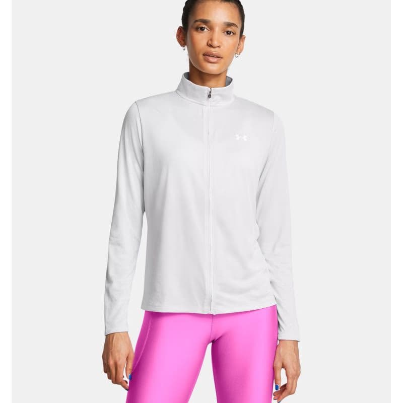Dámska tréningová mikina so zipsom UNDER ARMOUR Tech Full Zip-GRY 2