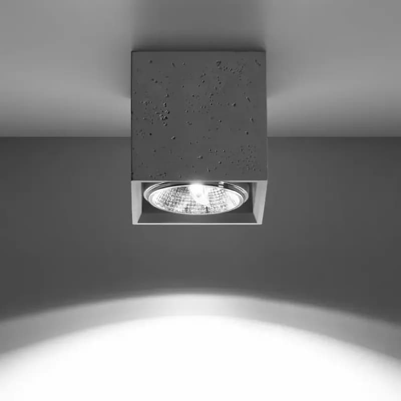 Stropná lampa Trolla betón 1