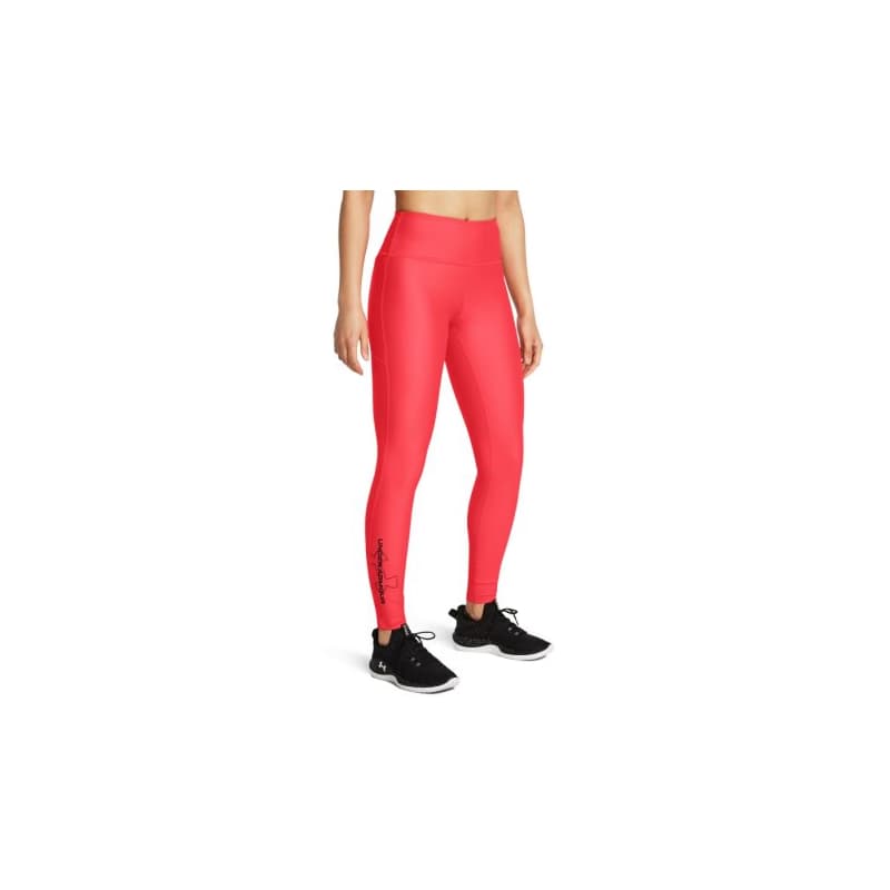 Dámske legíny UNDER ARMOUR Tech Branded Legging-RED 1
