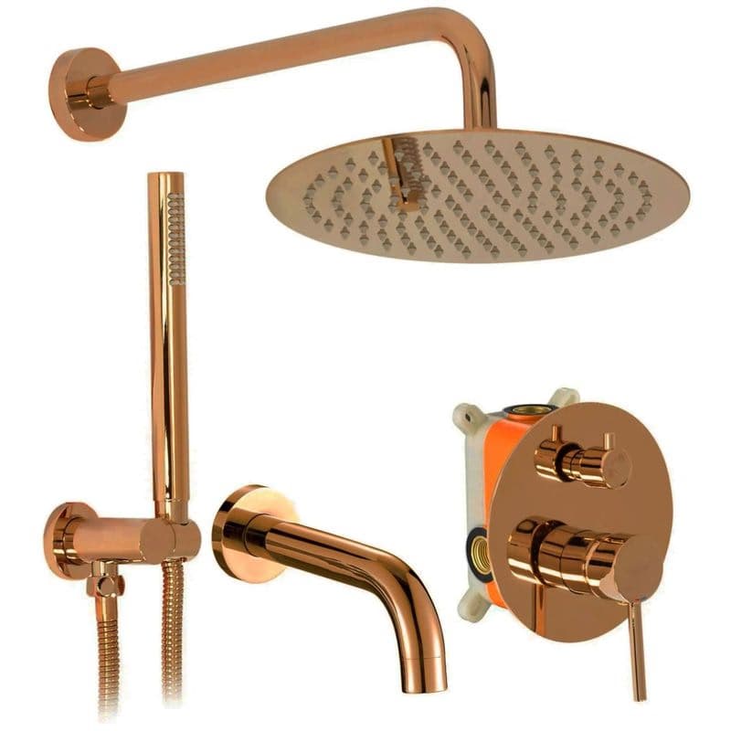 REA - Podomietková kúpeľňová sada LUNGO Copper + BOX REA-P7998