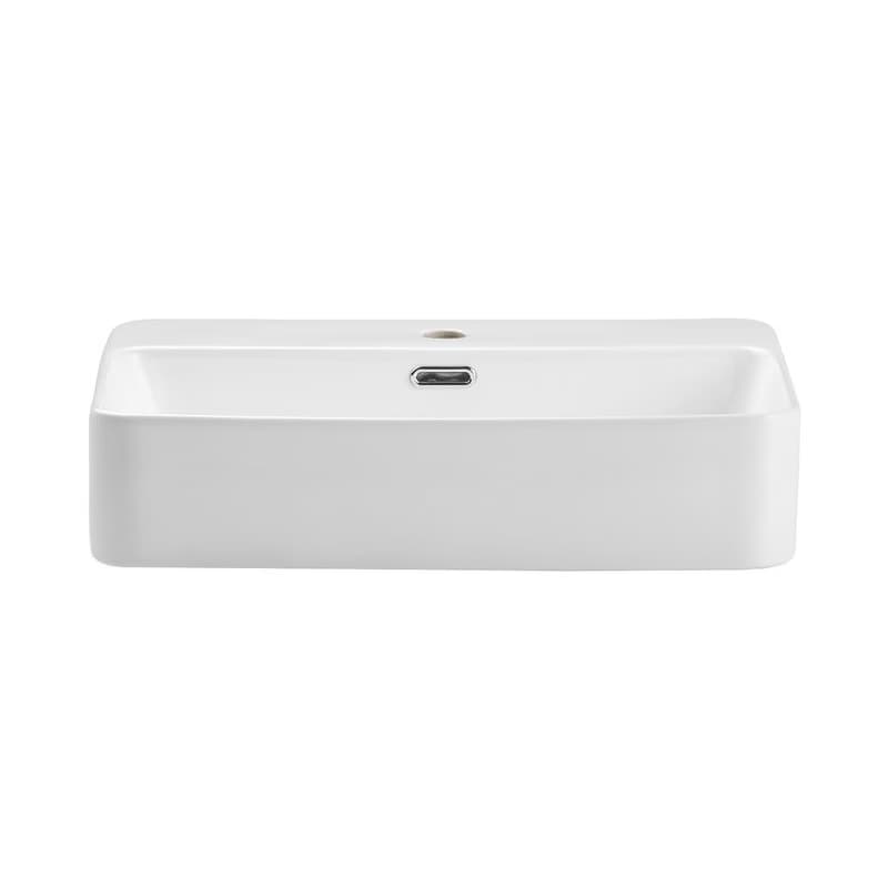 ArtCom Keramické umývadlo TRUST 2 E-6282 | biely lesk 55 cm 2
