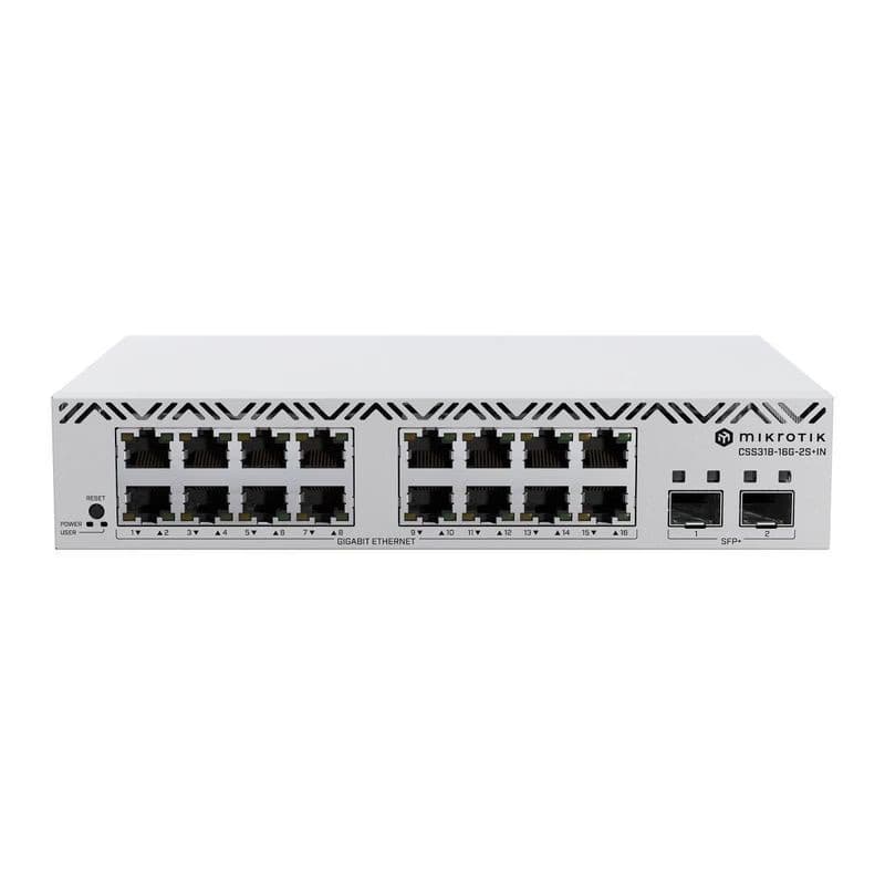 MikroTik CSS318-16G-2S+IN 18-portový switch (16x GB Eth, 2x SFP+) 2
