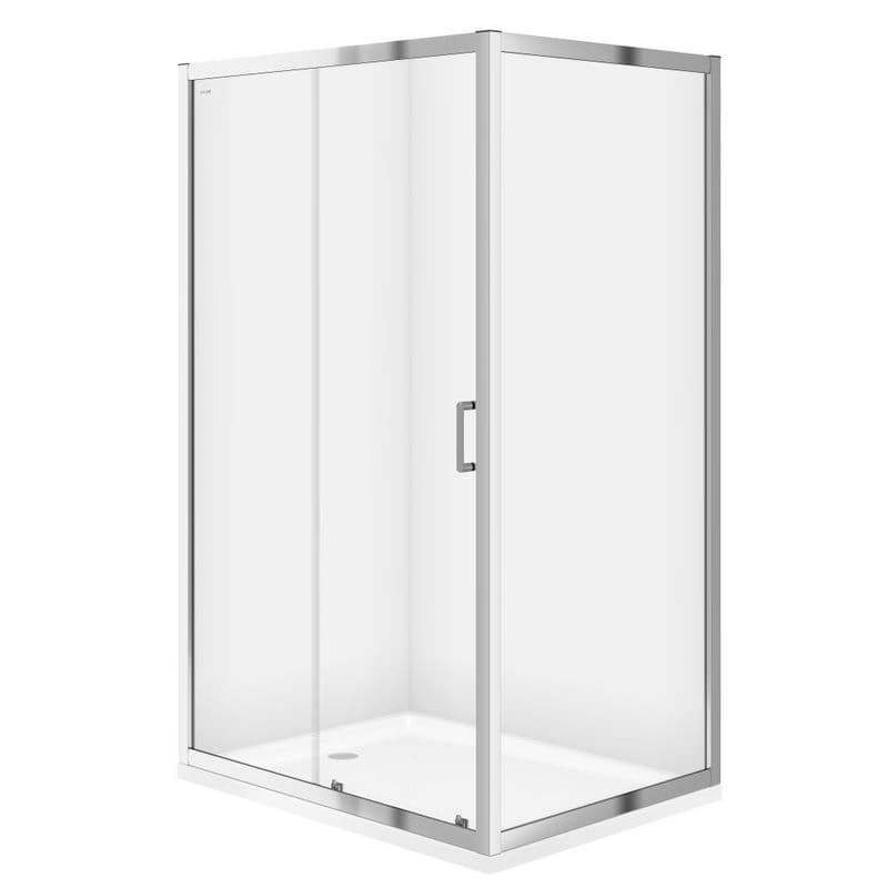 CERSANIT - SPRCHOVÝ KÚT OBDĹŽNIK 120x90X190 TRANSPARENT SKLO S154-004 1