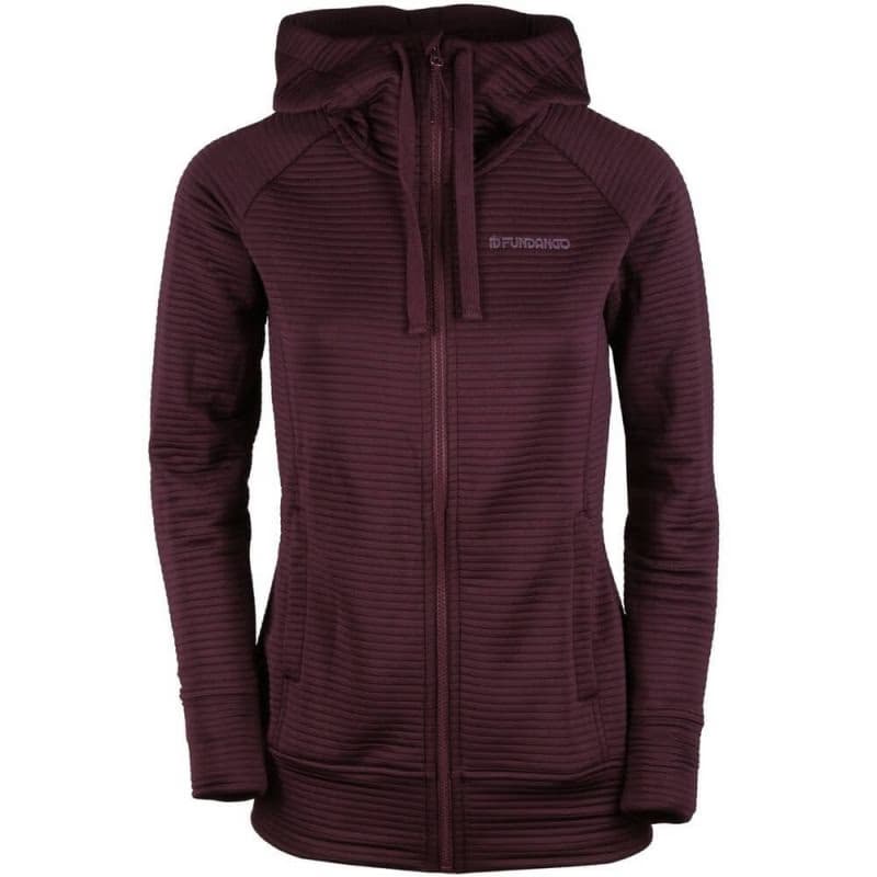 Dámska lyžiarska mikina so zipsom FUNDANGO Share-398-aubergine 4