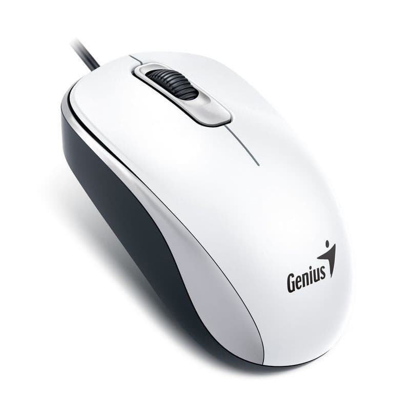GENIUS myš DX-110, drôtová, 1000 dpi, USB, biela 1