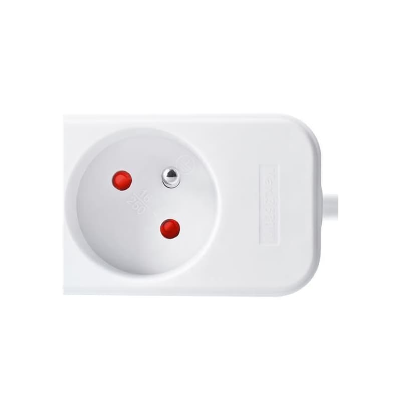 Solight predlžovací prívod 3m, 3 zásuvky, 16A/3680W, PVC, biely 2