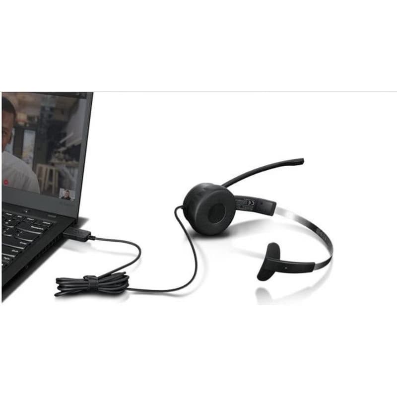 LENOVO slúchadlá 100 USB Mono Headset 4