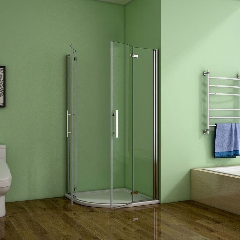 H K - Štvrťkruhový sprchovací kút MELODY S4 80 cm s dvojkrídlovými dverami SE-MELODYS480 2