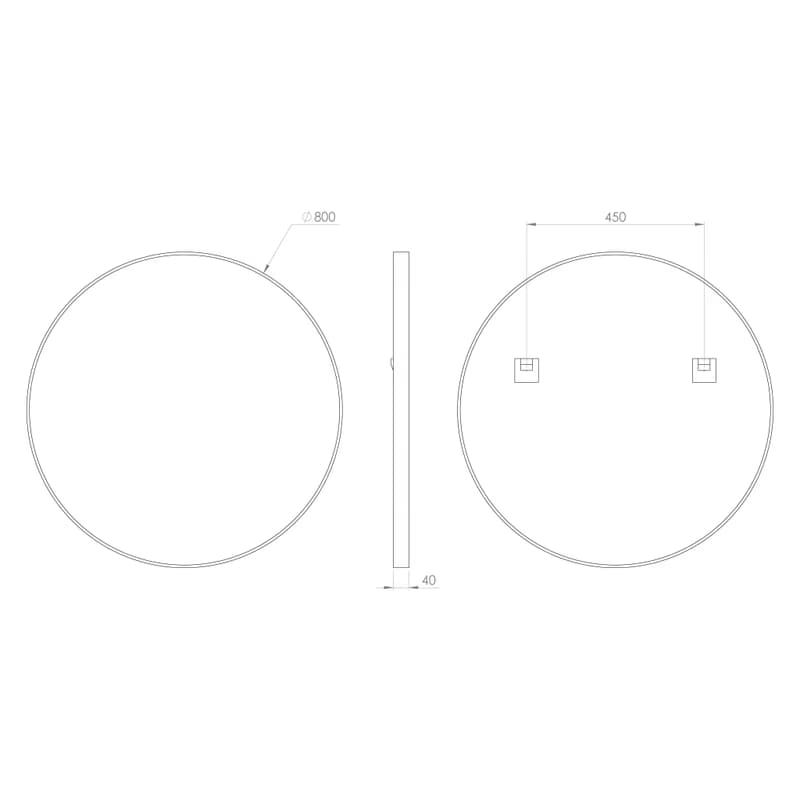 SAPHO NOTION 80 cm NT800G 2