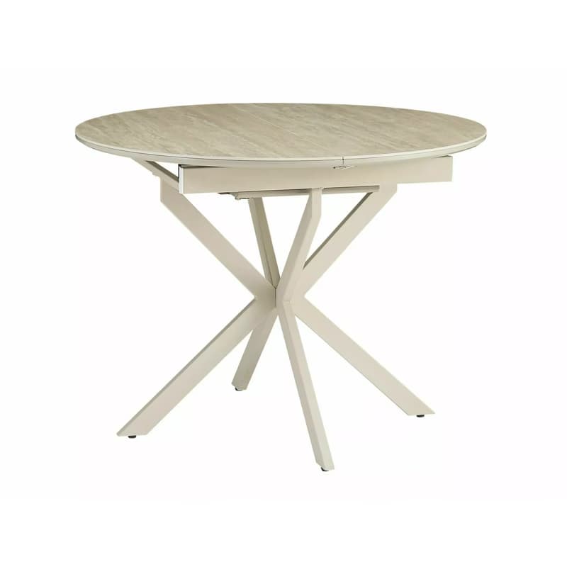 Signal Rozkladací jedálenský stôl GASTON | béžová 100 cm 3