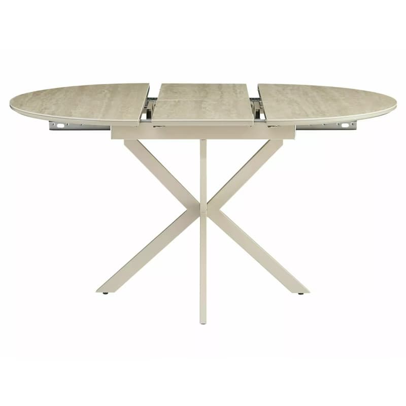 Signal Rozkladací jedálenský stôl GASTON | béžová 100 cm 4