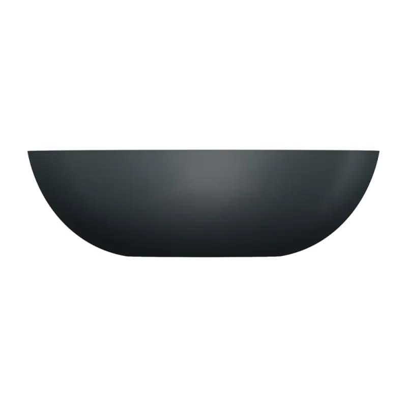 OMNIRES - SHELL M+ umývadlo na dosku, 50 x 32 cm, čierna lávovo matná SHELL500UNBLV 5