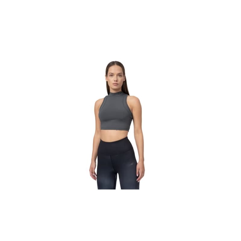 Dámske tréningové tielko 4F TSHIRT FNK F150-22S-ANTHRACITE 1