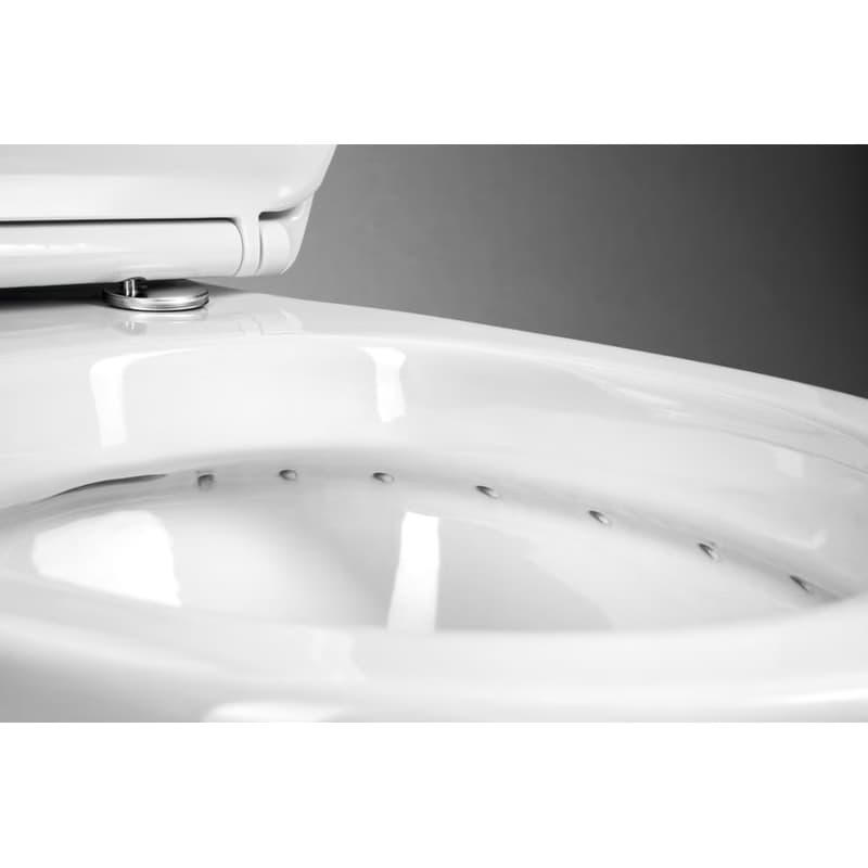 AQUALINE - JOSE WC kombi, dvojité tlačítko 3/6 l, zadný odpad, biela PS8812 3
