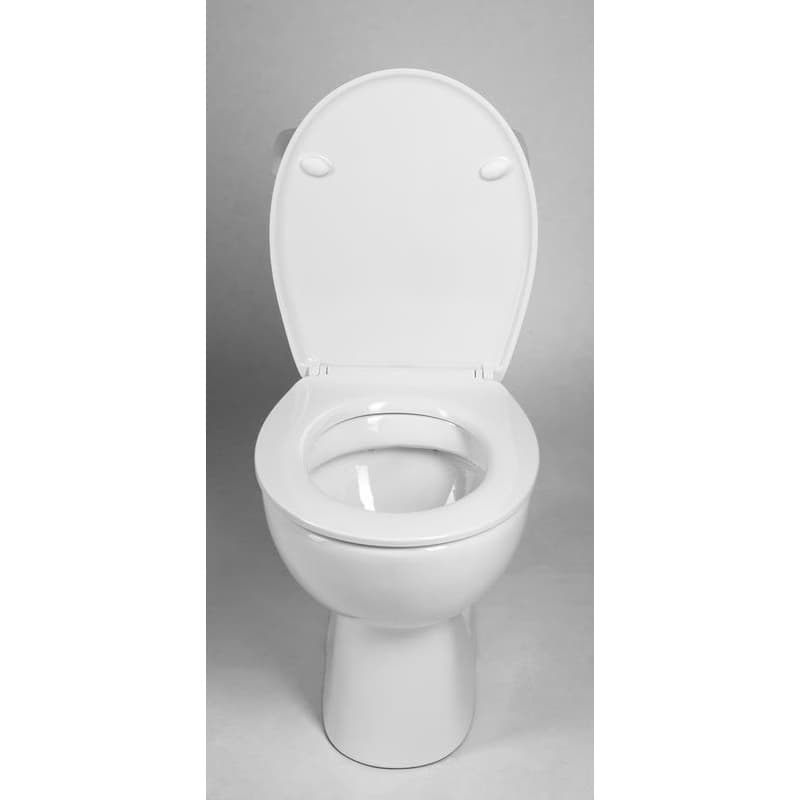 AQUALINE - JOSE WC kombi, dvojité tlačítko 3/6 l, zadný odpad, biela PS8812 5