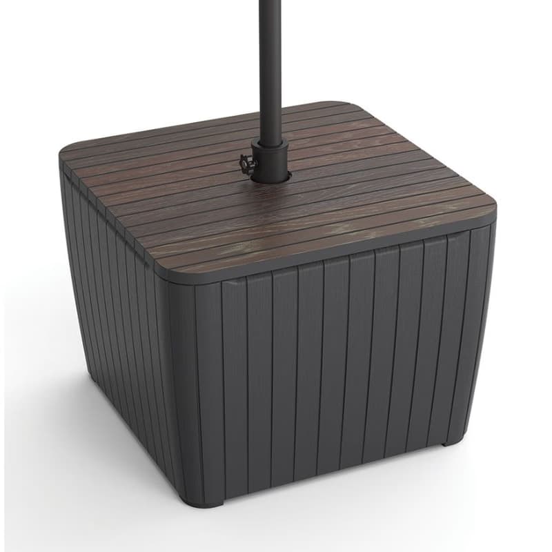 KETER Úložný box ZION DECO | walnut / grafit 3