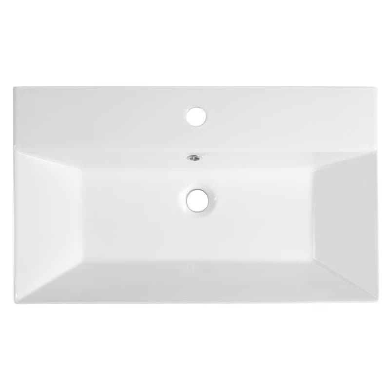 ISVEA - SISTEMA keramické umývadlo 70x42cm, biela 10SF50070 2