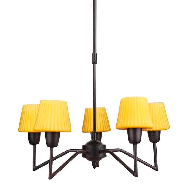 Luster 5xE14 48cm VENUS sklo 1
