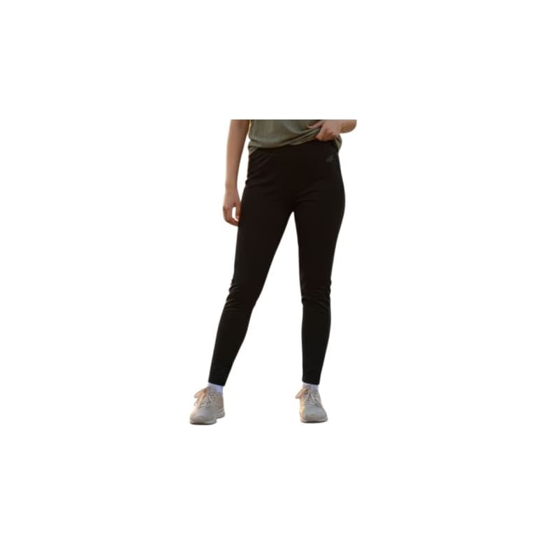 Dievčenské legíny 4F JUNIOR TIGHTS CAS F198-20S-DEEP BLACK