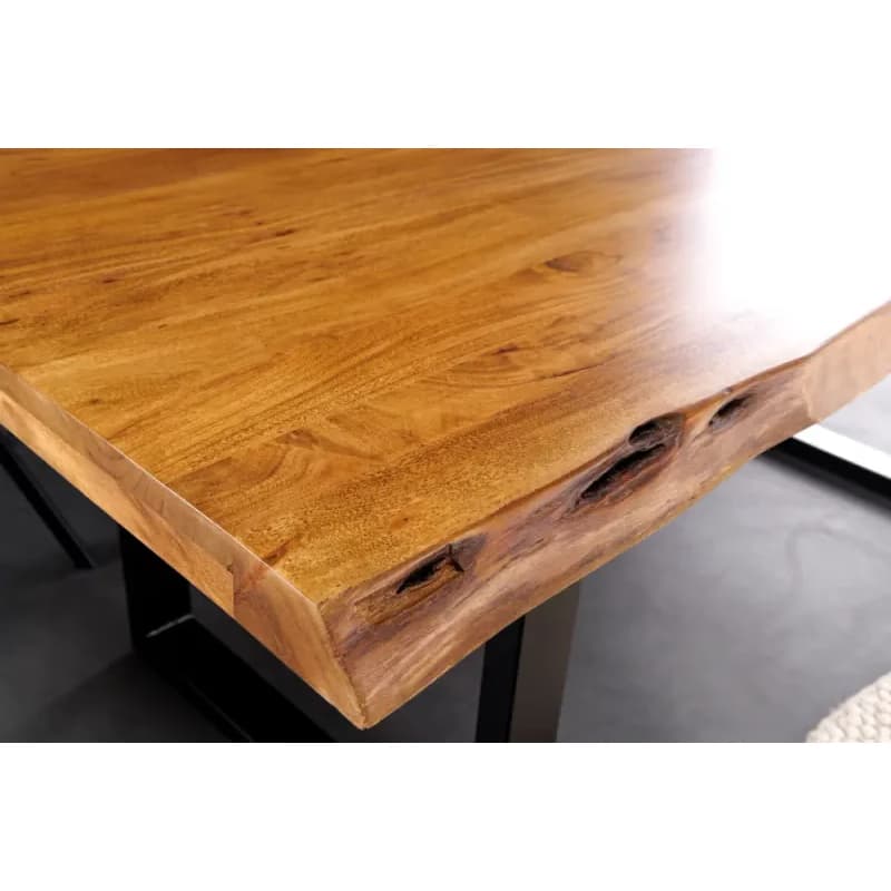 Jedálenský stôl ATHAMÁS akácia 5 cm Dekorhome 5