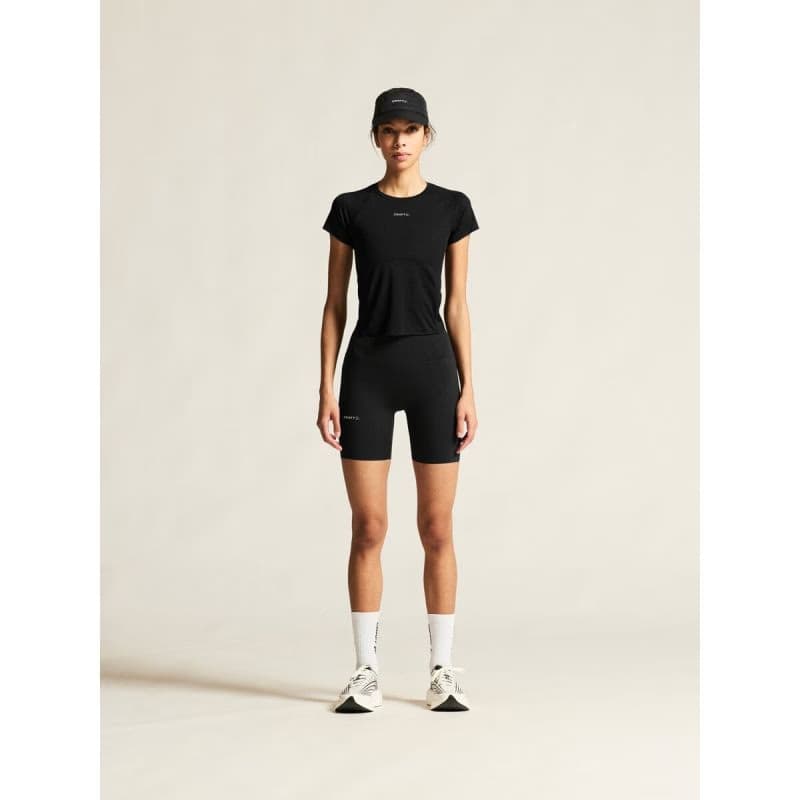Dámske tréningové tričko s krátkym rukávom CRAFT T-Shirt Hypervent Cropped 3