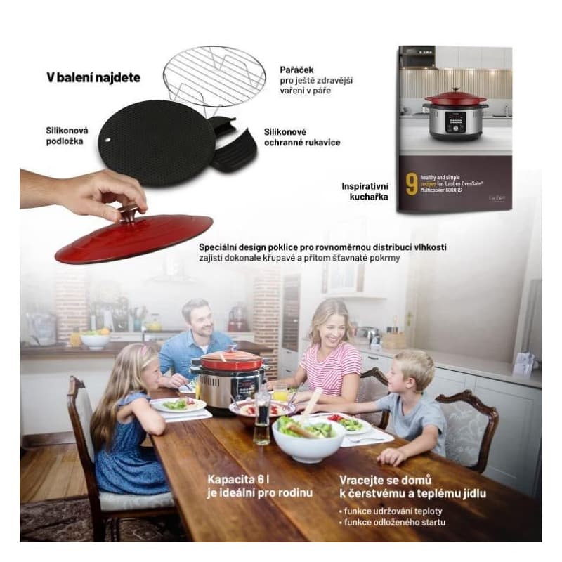 Lauben OvenSafe® Multicooker 6000RS 5