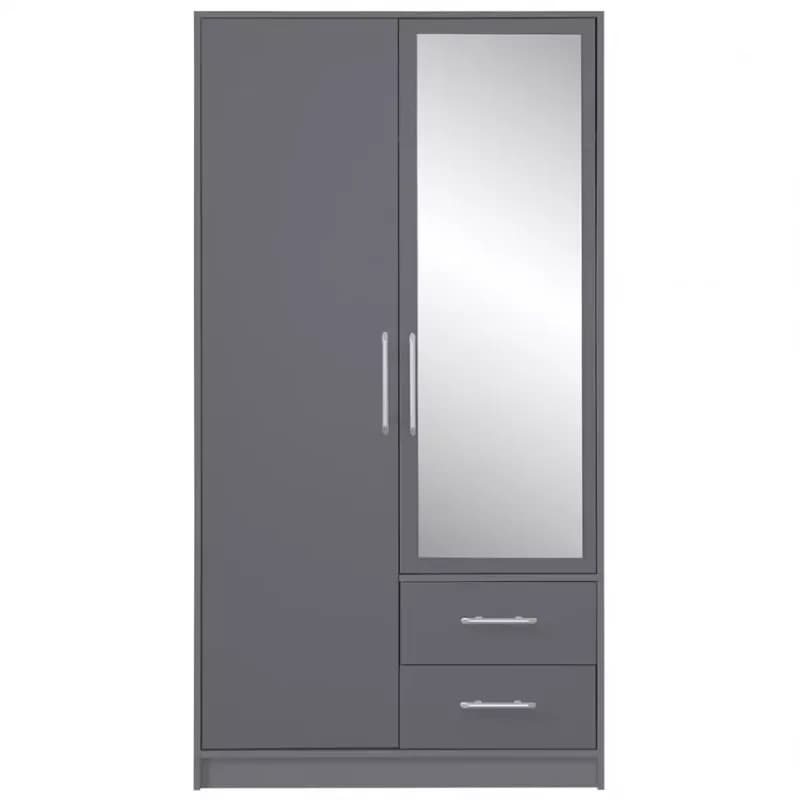 Skriňa Smart Srl3 2dl Grafit 1