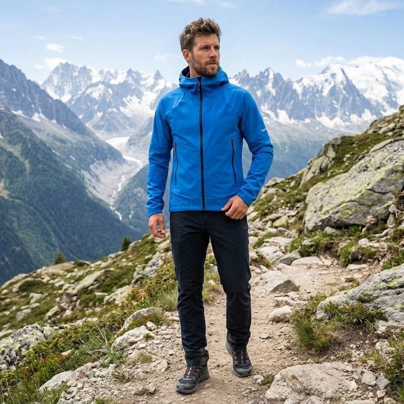 Pánska turistická bunda NORTHFINDER ABE-281blue 5