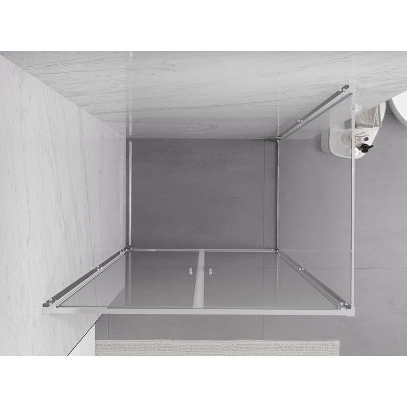 MEXEN/S - Exo sprchový kút dvere krídlové 80 x 75, transparent, chróm 814-080-075-01-00 2