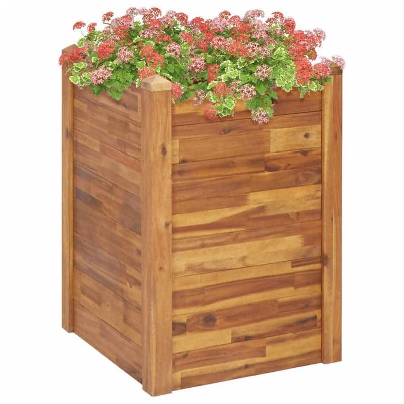 Vyvýšený záhon masívna akácia Dekorhome 1