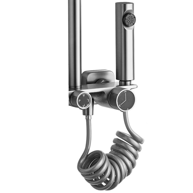 REA REA - Sprchový set HELIX kartáčovaný nikel REA-P6622 6
