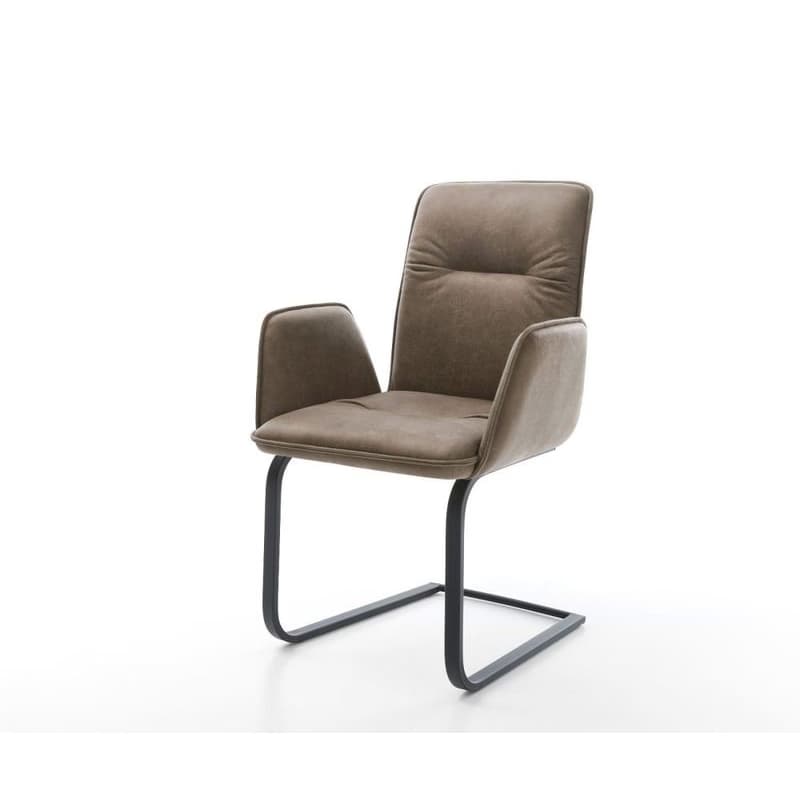 Jedálenská stolička Vinja-Flex mikrovlákno taupe vintage jedálenská 1
