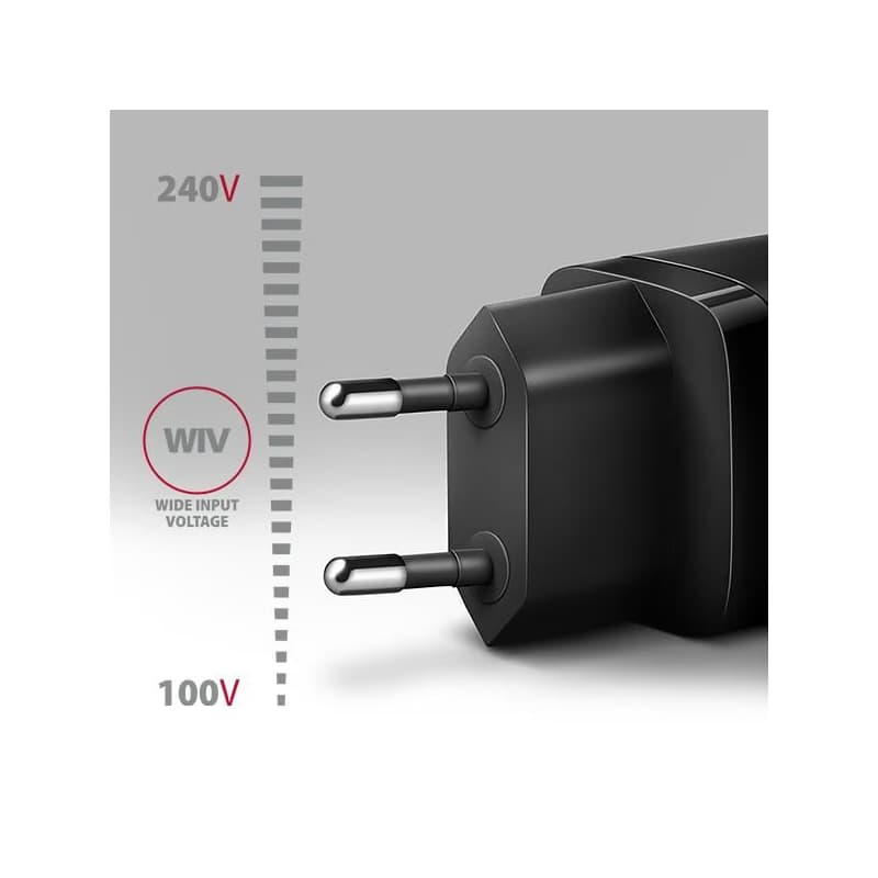 AXAGON ACU-PD20, nabíjačka do siete 20W, 1x port USB-C, PD3.0/PPS/QC4+/AFC/Apple, čierna 3