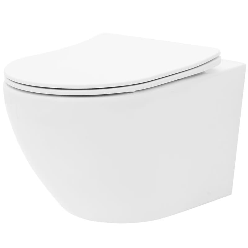 REA/S - SET závesné WC Carlo Flat Mini Rimless + Bidet Carlo Mini REA-C2760 + REA-C2276 4