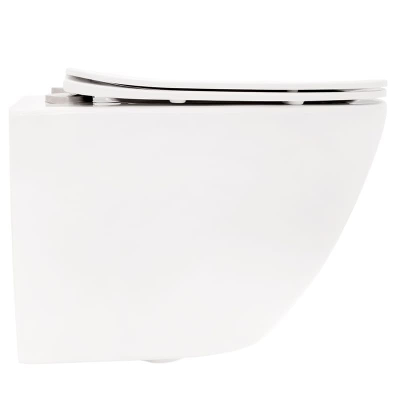 REA/S - SET závesné WC Carlo Flat Mini Rimless + Bidet Carlo Mini REA-C2760 + REA-C2276 5