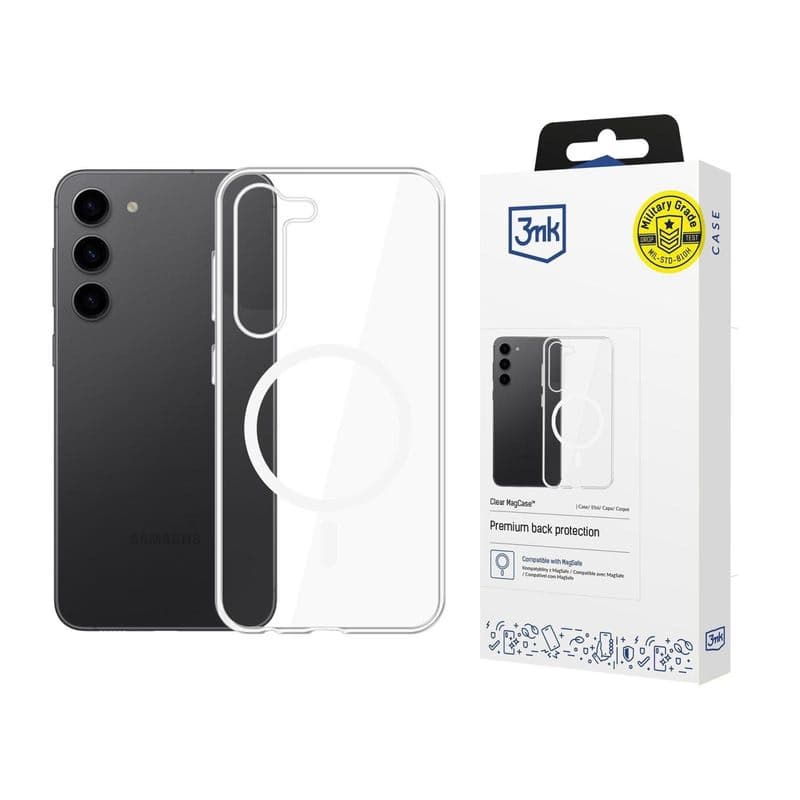 3mk ochranný kryt Clear MagCase pre Samsung Galaxy S24+ 1