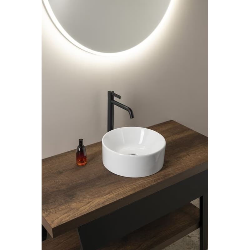 GSI - KUBE X keramické umývadlo na dosku, priemer 32cm, biela ExtraGlaze 943511 4