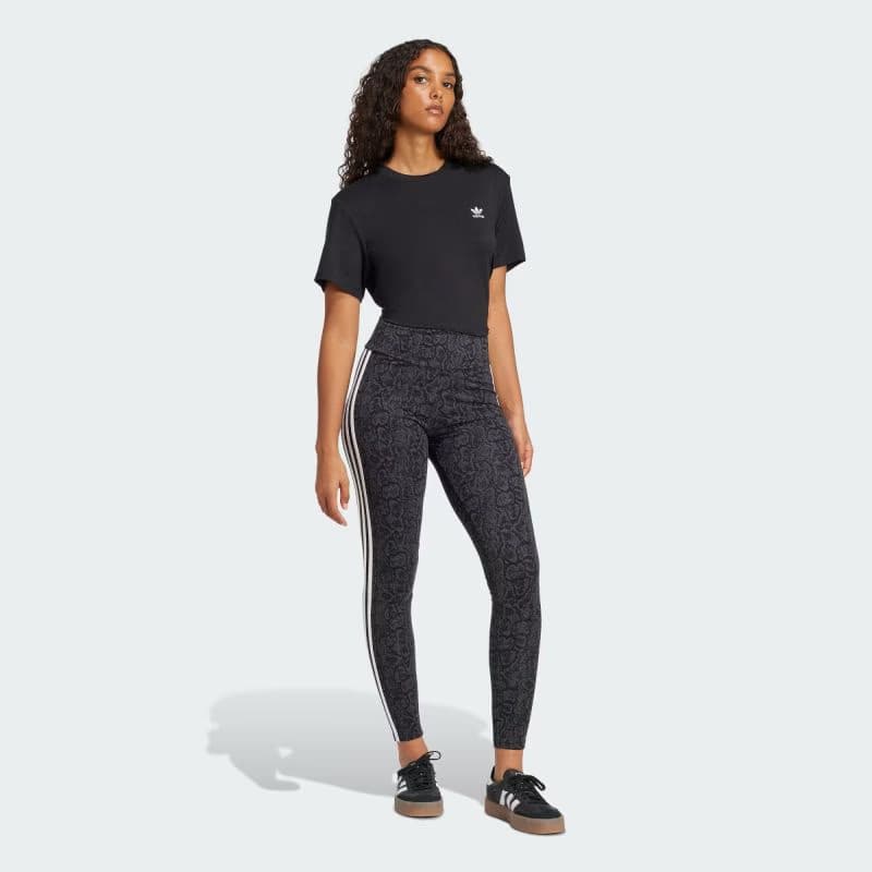 Dámske legíny ADIDAS ORIGINALS SNAKE AOP LGNGS-JC5751-Grey 4