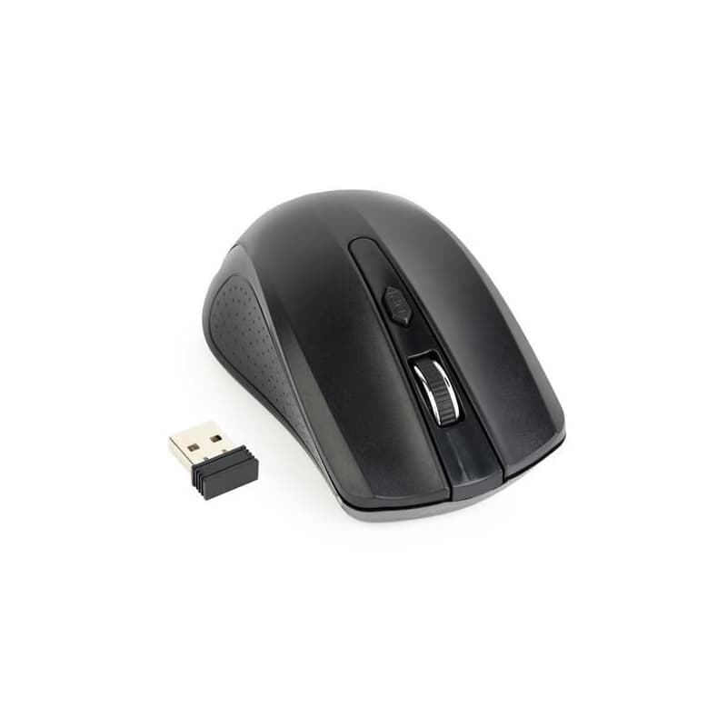 GEMBIRD myš MUSW-4B-04, čierna, bezdrôtová, USB nano receiver 2