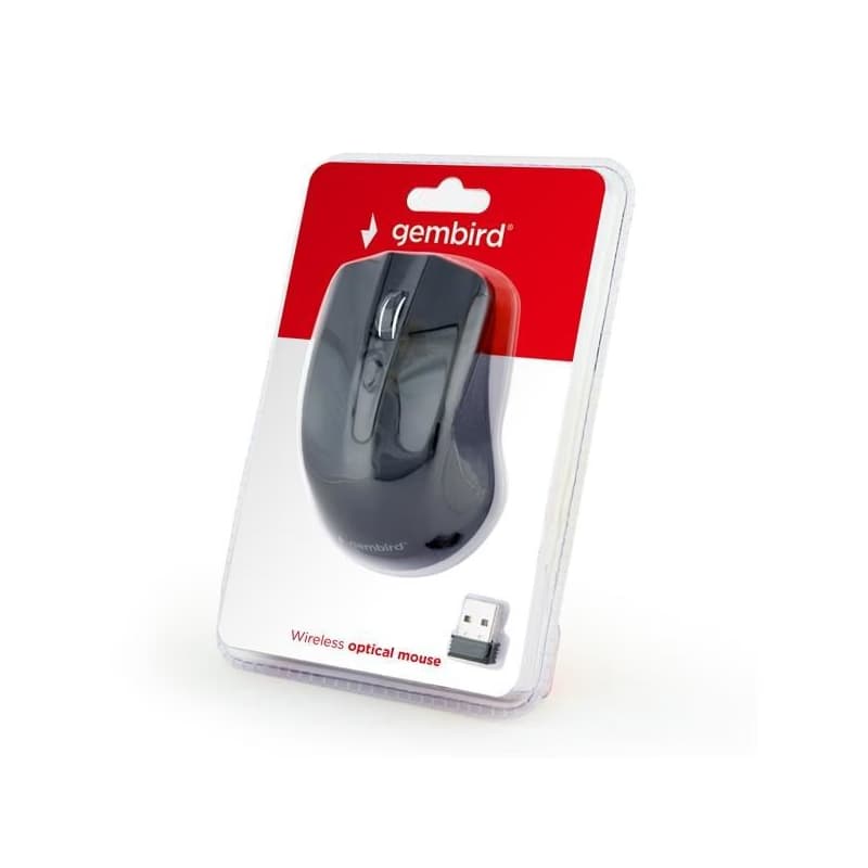 GEMBIRD myš MUSW-4B-04, čierna, bezdrôtová, USB nano receiver 3